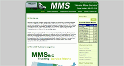 Desktop Screenshot of mmstrucking.com